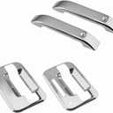 SEGADEN Chrome Plated Door Handle Cover Compatible with 2004-2014 Ford F-150 F150 2005-2008 Lincoln Mark LT (2 Doors with Key Pad No Passenger Keyhole) XG7701
