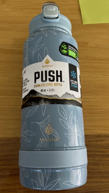 Manna Push Stainless Steel Bottle 40oz