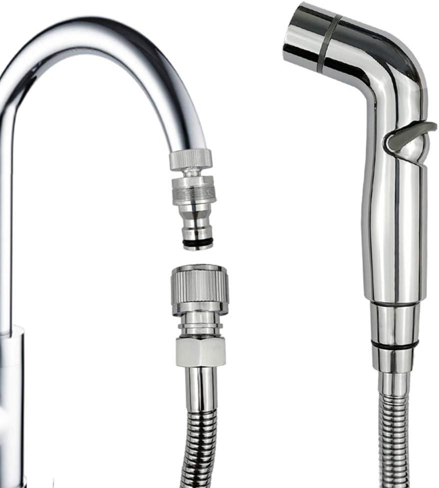 G-Sunny Quick-Connect Sink Faucet Sprayer Kit, Sink Hose Sprayer Accessories, Detachable Metal Adapter With Hand Shower,Hair Washing,Pet Cleaning,for Bathroom/Kitchen (Quick Connect Sprayer)