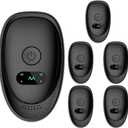 2026 Upgraded Ultrasonic Repeller & Insect Indoor Repeller, Pest Control Repeller, Mouse Repellent Indoor for Spider Bug Roach Rat Mice Insect Deterrent, Rodent Repellent Plug in, Black - 6 Packs