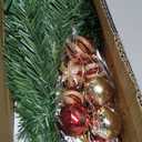 3 Feet Green Premium Christmas Tree 12 Modes Dual Color Change Timer DIY 50 Warm White & Multicolor Lights Star 15 Ball Ornaments Battery Operated Small Artificial Full Xmas Tree Table Home Indoor