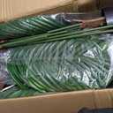 Jexine 4 Pack Artificial Palm Trees 4Ft, Fake Plants Fake Trees Artificial Areca Palm Plants for Outdoor Indoor Faux Tree in Pot for Pool Home Decor Office Housewarming Gift Modern Decoration