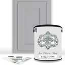 ALL-IN-ONE Paint, Durable cabinet and furniture paint. Built in primer and top coat, no sanding needed. Includes our 30 featured color card - Cobblestone, Gallon (128 Fl Oz (Pack of 1))
