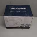 Yofidra Cordless Electric Heated Lunch Box: 6.3 Cups Self Heating Lunch Box with Battery, Timer & Temperature Control, Extra Large Portable Food Warmer for Adults, Men & Women in Office Car Outdoor (Black)