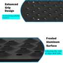 tonchean 8 Pack Aluminum Stair Treads,30 x 3.75 Inch Non Slip Stair Nosing