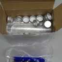 Newtay 12 Pcs Microphone Candy Tubes Kpop Themed Decor Karaoke Theme Birthday Party 10'' Fake Prop Microphone Plastic Toy for Disco Singer Stage Costume Prop, Candy Not Included (Purple,Pink,Blue)