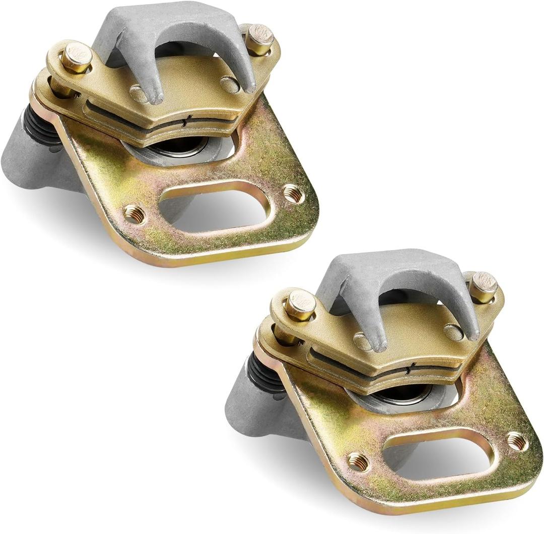 Front Left/Right Brake Calipers Set with Pads for Polaris Big Boss 350L/400L/500 6X6 Magnum 425 4X4 Sportsman 400 500 Trail Boss 350L 4X4 Xplorer 400, Replace for 1910309 1910310, 2 Brake Calipers Set