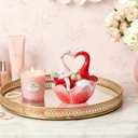 DN DECONATION Valentine Gnomes Decorations, Valentines Gnome Figurines Decorations for Home Table Indoor Collectible Sweet Gifts for Him (Set of 2, Red and Pink)