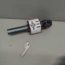 Amazmic Kids Karaoke Microphone Machine Toy Bluetooth Microphone Portable Wireless Karaoke Machine Handheld with LED Lights, Gift for Children Adults Birthday Party, Home KTV(Gray)