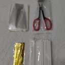 Cake Pop Sticks and Wrappers, Cake Pop Maker Set Include 100 Cake Pop Bags, Lollipop Sticks and Gold Metallic Twist Ties Meat Baller with One Handles Cake Pops Making Tools for Candies and Chocolates