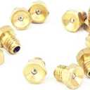 LOT 20 M6x1mm Metric Male Thread Flush Straight Grease Zerk Nipple Fitting for Machine Tool Accessory greaseing Fittings