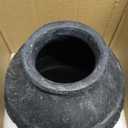 Kokrose Black Terracotta Vase, Black Vases Home Decor for Centerpieces, Large Vintage Rustic Flower Vase for Home Decor, Pottery Ceramic Vases, 11.2 Inch Table Top Fireplace Mantel Decor
