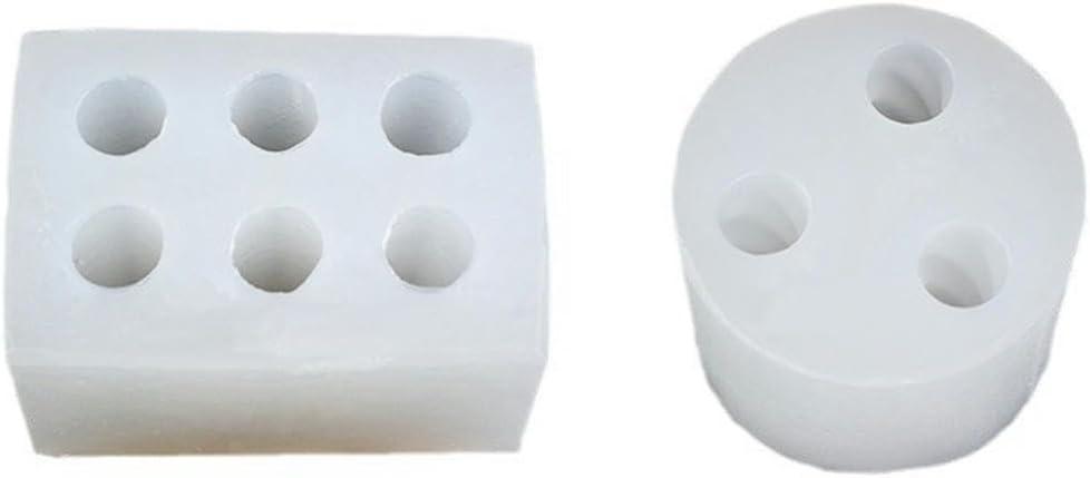 2 3D three-dimensional and versatile mini pillars, candles, silicone molds, aromatherapy, dessert gummy clay sculptures