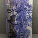 KREATIVE ARTS Large Wall Art Painting Contemporary Blue Tree In Black And White Fall Landscape Picture Modern Giclee Stretched And Framed Artwork for Office Living Room Decoration 20x40in