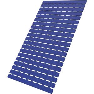 MBOSS Bath Tub Shower Mat Non Slip Bathtub Mats for Bathroom Shower Floor Mat Bath Mats for Shower Tub Anti Slip Shower Mat with Drain Hole and Large Suction Cups(Deep Blue, 27.5 X 15.7 Inch)