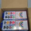 Valentines Day Gifts for Kids, 24 Pack Watercolor Paint Set with Paintbrush for Kids, Prizes Exchange Gifts Valentines Party Favors for Preschool Classroom School