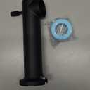 Slip on Extra Long Tub Spout with Diverter Universal Tub Diverter Spout for 1/2" Copper Water Pipe, Matte Black