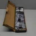 PERLESMITH Universal TV Stand Mount for 22-75 Inch TVs, Height Adjustable Table Top TV Stand, Great Load-Bearing Replacement TV Legs with Tempered Glass Holds up to 110lbs, Max VESA 800 x 600mm (Black)