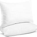 EIUE 2 Pack Queen Size Bed Pillows for Sleeping,Super Soft Down Alternative Microfiber Filled Pillows,20 x 30 Inches,White