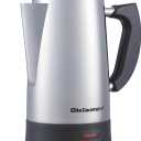 Elite Gourmet EC923 Electric Coffee Percolator, BPA Free, Keep Warm, Clear Brew Progress Knob, Cool-Touch Handle, Cordless Serve, 12-Cup, Stainless Steel