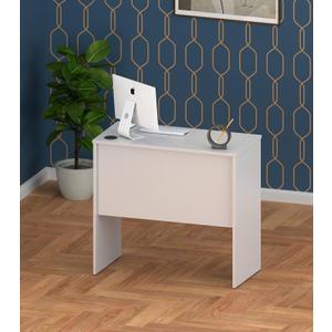 White Made in USA 31.5" Inch Home Office Desk Computer Writing Table, 31 Inch