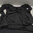 XPSCYBH Fall Winter Dress Solid Color Mini Dress Slim Fit Casual,L