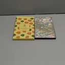 Bloom Life 4-Pack Washi Journals, Blank Notebooks, 80g Paper, 60 Pages Each, Bookmark Included, Perfect Japanese Notebook, Gift Set, Durable Paper for Daily Use-4 Different Sizes (Gold river)