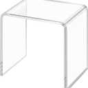 Shower Chair for Inside Shower, 700 lbs Heavy Duty Shower Seat for Bathtub, Acrylic Shower Bench for Adults, Waterproof Shower Stool for Shaving Legs, Clear Stool for Bathroom, Bedroom and Living Room