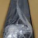 LINGVIDO Waterproof Faux Leather Seat Covers Compatible with 2009-2024 Dodge Ram 1500 2500 3500 Seat Cushion Protector Truck Pickup Crew Quad Cab with Split Bench 40/ 60(Black, Full Set Curved Back)