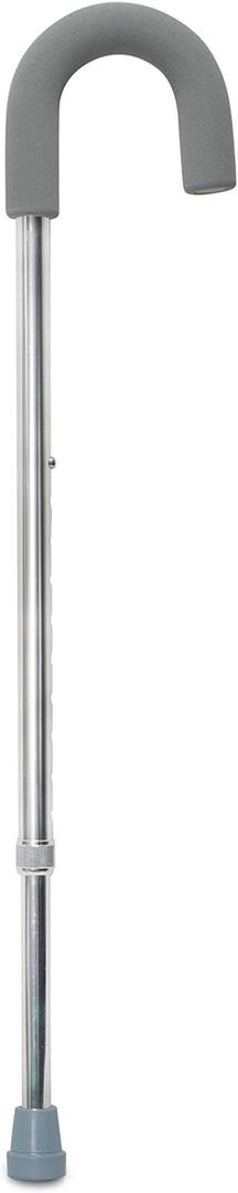 Aluminum Round Handle Cane 28.75" to 37.75" H
Round Handle Cane,Silver,Aluminum,Not Made with Natural Rubber Latex