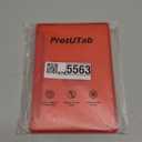 ProtUTab Case Compatible with iPad 9th Generation, Auto Wake/Sleep Translucent Frosted PC Back Case for iPad 8th/7th Generation, Rose Pink