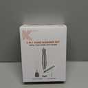 KOIOS Immersion Blender, 1000W Anti-scratch 3-in-1 Hand Blender, Upgraded 12 Speed Stainless Steel Blade Stick Blenders with Turbo Mode, Whisk and Milk Frother, Non-BPA (Silver)