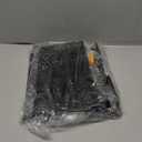 3-Tier Letter Paper Tray Desk Organizer, Black Desktop File Rack Holder with 3 Drop in Pencil Holder and Sliding Tray for Office Classroom and Home Supplies Organization Storage