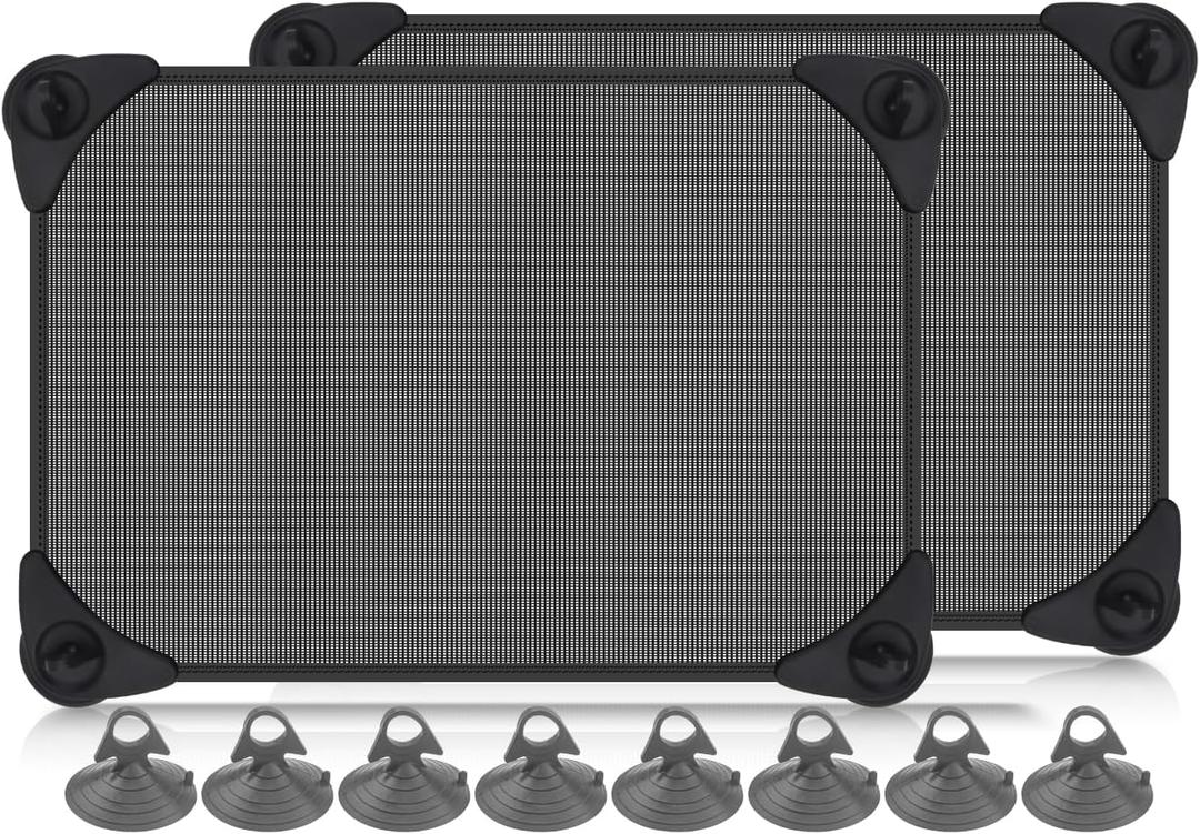 Car Window Shades2 Pack Car Window Shade for Baby, Side Window Sun Shades Protect Child, Pets from Sun Glare and UV Rayse (29"x20")