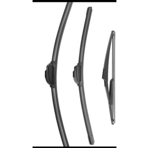 Feiyueauto Wiper Blade Replacement for Rogue 2014-2021, Windshield Wiper Blades 26"+17" With Rear Wiper 12" (Set of 3) U/J HOOK, Double Sided Rubber Strips and Longer Life