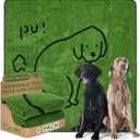 Qeils Reusable Puppy Pads, Washable Pee Pads for Dogs Durable Absorbent Leakproof Dog Training Pads for Home or Travel, Non-Slip Wee Wee Pads Potty Pads 72"x72"