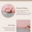 Blissful Diary Kids Couch, 2-in-1 Soft Toddler Couch Fold Out, Toddler Chair Comfy, Convertible Sofa to Lounger, Kids Furniture for Playroom, Gift for Birthday, Children's Day, Pink Shell