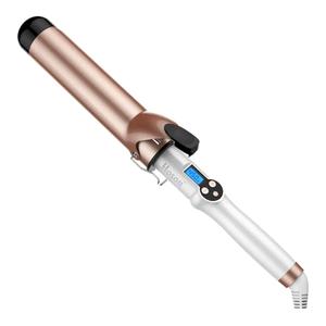 Hoson 1 3/4 Inch Curling Iron Large Barrel, 1.75 Long Barrel Curling Wand Dual Voltage, Ceramic Tourmaline Coating with LCD Display