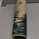 Artoid Mode Pine Trees Snowflakes Merry Christmas Welcome Decorative Doormat, Seasonal Winter Xmas Low-Profile Rug Switch Mat for Outdoor 17x29 Inch (Green)