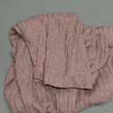 Long Sleeve Maternity Sweater Dress for Fall Winter, Knit Ribbed Maternity Bodycon Dress (Large, Pink)