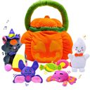 JOYIN Baby's Pumpkin Halloween Playset with 8 Fun Play Pieces, Halloween Theme Decoration, School Classroom Supply, Party Favor Supplies, Goodie Bags Stuffers Fillers, Toy and Prizes, Treats Gifts