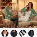 Lightweight Cardigan for Women Long Sleeve Sweater Office (XXXL)