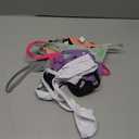 FINETOO 9 Pack G-String Thongs for Women Cotton Panties Stretch T-back Tangas Low Rise Hipster Underwear Sexy (L)