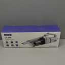 AHNR Handheld Vacuum Cordless, 16000PA Powerful Suction Hand Held Vacuum Dust Busters Cordless Rechargeable with LED Light & 2 HEPA Filters, Portable Car Vacuum Cleaner High Power for Car Home Office (White & Blue)