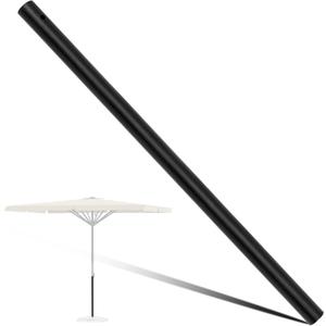 1 Pack 1.5'' Dia Umbrella Replacement Lower Pole, Heavy Steel Patio Umbrella Bottom Pole Replacement, 1.7 mm Thickness, No Bullet Buckle Outdoor