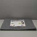 Drymate Dog Crate Mat Liner, Absorbs Urine, Waterproof, Non-Slip, Washable Puppy Pee Pad for Kennel Training - Use Under Pet Cage to Protect Floors, Thin Cut to Fit Design (USA Made) (LGrey)(29"x48")