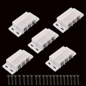5Sets Magnetic Reed Switch, Magnetic Door Switch/Magnetic Contact Switch/Normally Open Closed NC NO Door Alarm Window Security, for DC 5V 12V 24V Light (white-31)