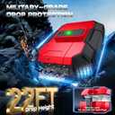 for AirPods Pro 2 Case Cover [Safety Lock] [Magnetic One-Click Open] [Military Shockproof Armor] Double Rugged Outdoor Wireless Charging Case for AirPods Pro 2nd Generation with Keychain, Red