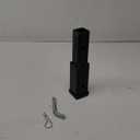 TYT Trailer Hitch Tube Extender for 2" Receiver, 7 inch Extension Length, with 5/8 inch Pin and Clip, 5000 lbs GTW