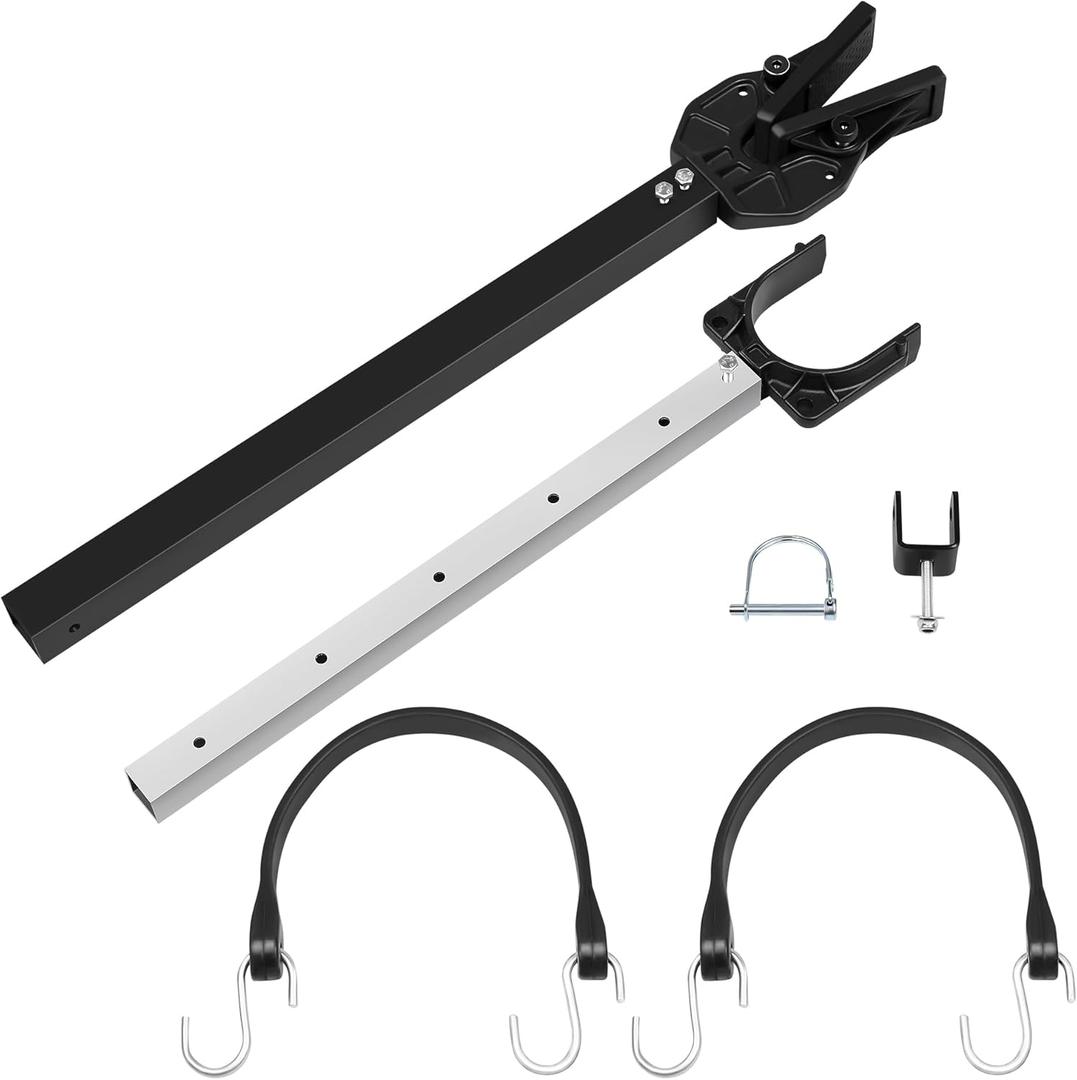 JY PERFORMANCE Adjustable Boat Transom Saver for Outboard Motor, Boat Motor Transom Support with Composite Head for Outboard Motor